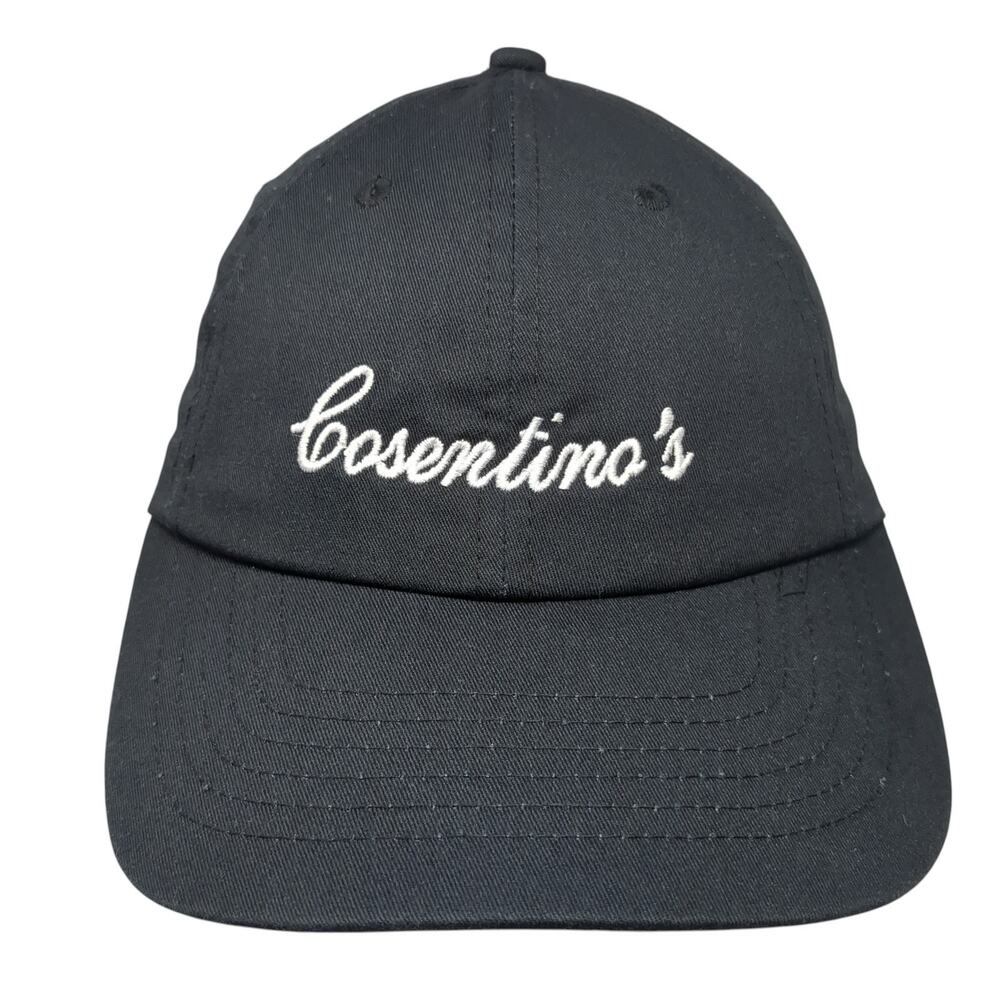 Cosentino's Slideback Baseball Cap Black One Size Adjustable 6 Panel WearGuard